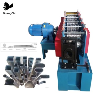 Máy tạo hình cuộn lạnh cung cấp máy 5 hàng để ép ống tròn vào ống hình bầu dục Máy tạo hình ống hình bầu dục - Product Image 1
