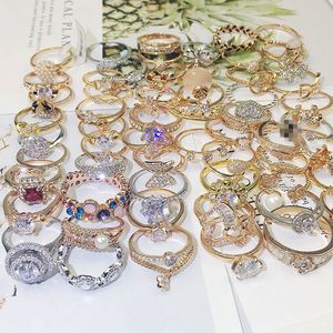 Mixed Wholesale Jewelry Color Retention <b>Ring</b> Ladies Dies <b>Ring</b> Gold Wedding <b>Rings</b> for <b>Couples</b> Set and Engagement - Product Image 1