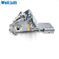 Support de roulement de porte de garage à rotation rapide de style industriel durable Support supérieur et inférieur en acier