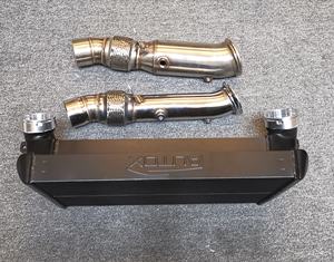 Intercooler de alto rendimiento y tubo de bajada turbo para <span class=keywords><strong>BMW</strong></span> X5 X6 35i/<span class=keywords><strong>ix</strong></span> 35d E70/E71 F15/F16 2.0L 3.0L - Product Image 1