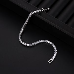 Pulsera clásica de tenis con circonita de diamante de 4mm Micro Set Cubic Zirconia como regalo - Product Image 4
