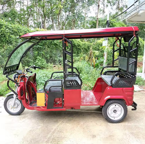 Triciclo Eléctrico de 3 Ruedas y 4 Pasajeros, Estilo 2025, 1000W, Carrocería Abierta, para <span class=keywords><strong>Taxi</strong></span>, a Bajo Precio - Product Image 3