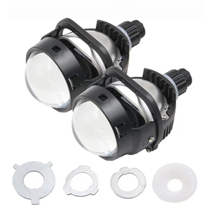 <span class=keywords><strong>Accessoires</strong></span> de voiture, lentille de projecteur Bi LED de 2,5 pouces, phare de 80 W 8000 LM avec ventilateur à roulement à billes, remplacement de l'ensemble de phare - Product Image 1