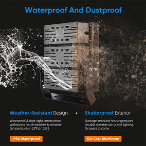 كشافات إضاءة LED احترافية للملاعب الرياضية بقوة 1000 واط، مصنوعة من الألومنيوم المقاوم للماء IP66، مناسبة لإضاءة ملاعب كرة القدم - Product Image 4