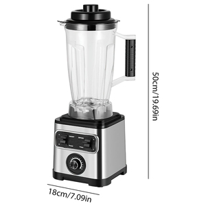 Licuadora Comercial de Alta Resistencia 6 en 1 de 3L con Velocidad Variable y Motor de Cobre Puro - Procesador de Alimentos y Exprimidor de Smoothies - Product Image 6