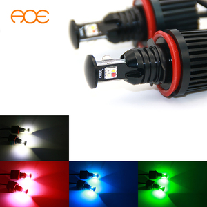 Ampoules LED <span class=keywords><strong>Angel</strong></span> <span class=keywords><strong>Eyes</strong></span> H8 40W RGBW à changement de couleur 8000 Lumens 12V pour contrôleur M3 E92 <span class=keywords><strong>E93</strong></span> E70 E89 - Product Image 5