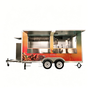 Fully Equipped Burger Trailer Modern Smoothie Food Truck Customized Coffee VIN Catering Cart - Product Image 4