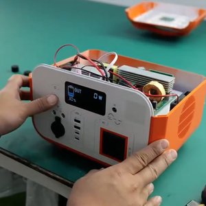 600W ポータブル発電所 220V 純粋な正弦波屋外ソーラー発電機 RV キャンプツール用 緊急バックアップ バッテリーなし - Product Image 2