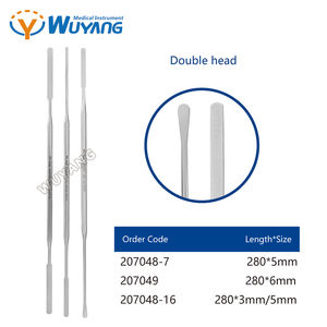 Orthopedische gegroefde zenuwwortelstripper van roestvrij staal, zenuwretractor, zenuwstripper, neuromicrochirurgische instrumenten van Wuyang - Product Image 4