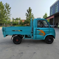 Camionnette électrique Xingpeng 50 kW avec réservoir amovible, cabine 4 portes, phares LED, freins à disque, batterie au lithium, hydraulique