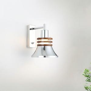 Lampe murale rotative vintage française, lampe de chevet LED en bois et métal pour la décoration intérieure de la chambre à coucher - Product Image 5