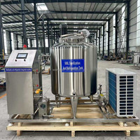 Réservoir de fermentation industriel 100L 150L 200L 300L 500 litres Refroidisseur Pasteurisateur 3 en 1 Machine de pasteurisation du yaourt et du lait