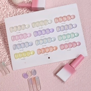 Set <span class=keywords><strong>de</strong></span> 12 Esmaltes <span class=keywords><strong>de</strong></span> Uñas en Gel Efecto Terciopelo Nieve, UV LED, Removible, con Brillo, Efecto Ojo <span class=keywords><strong>de</strong></span> Gato, <span class=keywords><strong>Semipermanente</strong></span>, para Salón o Manicura Casera - Product Image 2
