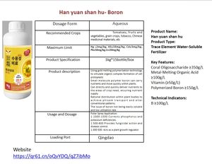 Fertilizante <span class=keywords><strong>Foliar</strong></span> Orgánico de Boro Fluido, Boro Soluble en Agua <span class=keywords><strong>para</strong></span> Protección de Flores, Frutas y <span class=keywords><strong>Fresas</strong></span> en Agricultura - Product Image 3