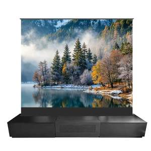 Einfach zu Installierender TV-Schrank mit Automatischer Versteckter Projektionsleinwand 100 Zoll 120 Zoll ALR 3D 16:9 Beamer-Leinwand Kombi-Set - Product Image 4