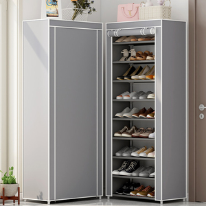 Vente en gros 4-10 couches simple multicouche étagère à chaussures assemblage domestique tissu armoire à chaussures stockage étagère à chaussures - Product Image 5