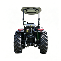 Tracteur agricole multifonctionnel 70 CV avec climatisation de cabine, 4 roues motrices, moteur YTO, roulement de tracteur agricole, moteur à 8+8 vitesses