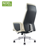 Ensemble de bureau et de chaise de direction en cuir PU de luxe de Chine, dossier haut, grand patron, bureau de direction, mobilier de bureau de haute qualité réglable