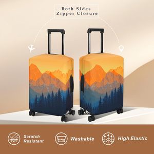 Housse de protection personnalisée légère en polyester pour valise de <span class=keywords><strong>voyage</strong></span>, sans fermeture, pour bagages de 19 à 32 pouces - Product Image 2
