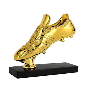 2022 World Hot Sell trophy cup Soccer Trophy resin material Shoe style sport Football League shoes trophies