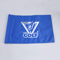 Mini drapeaux de golf à motif personnalisé, impression simple ou double face durable, plusieurs tailles pour la pratique du golf