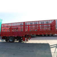 Semi-remorque porte-conteneurs à ridelles en acier 3/4 essieux 40/45 pieds avec train de roulement robuste à vendre
