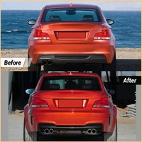 Kit de carrosserie avant et arrière style 1M avec diffuseur pour BMW Série 1 E82 E87 2008-2011, kit de conversion, vente en gros