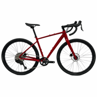 Vélo de Gravel à Guidon Coudé 700c, Cadre et Fourche en Alliage d'Aluminium, 1x10 Vitesses, Freins à Disque Mécaniques, Axe Traversant, Léger, Rigide, pour Aventure sur Route