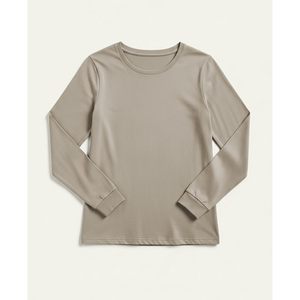 FOXA T-shirt à manches longues en coton pour femme, hauts de sport extensibles, plusieurs couleurs - Product Image 4
