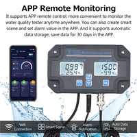 Testeur de qualité de l'eau wi-fi 6 en 1 PH/EC/TDS/sel/b.s/Temp mètre analyseur d'eau application TUYA surveillance à distance en ligne