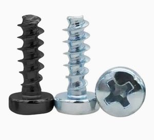 Vis autotaraudeuse LeGood M3.5X8mm en acier au carbone zingué avec tête de bouton Phillips Système de mesure métrique en plastique - Product Image 1