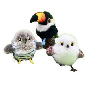 Eco-friendly Pet svolazzante piccolo grasso cinguettio elettrico simulazione uccello suono peluche per gatti-automatico divertente noia sollievo - Product Image 1