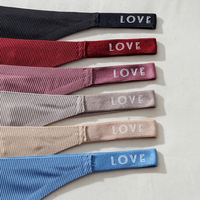 Culottes String Sans Coutures, Tangas Femme Respirants Taille Basse, Logo Personnalisé, Vente en Gros