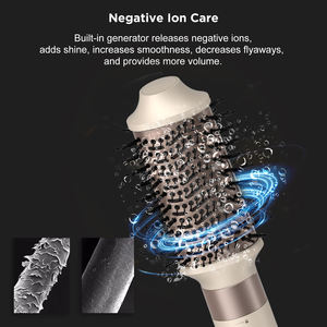 लीना हाई स्पीड हेयर कर्लर सीधे कर्सर कर्लर कर्लिंग आईरस गर्म हवा ब्रश कंघी बालों को 4 में सेट करें - Product Image 5