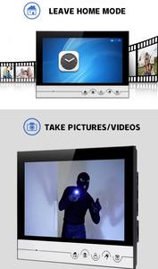An Ninh chuông cửa với máy ảnh video âm thanh cửa hệ thống liên lạc 4 có dây chuông cửa với màn hình - Product Image 4