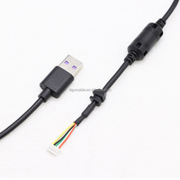 Adaptateur mâle Microusb 5 broches Anneau MOLEX 1.25-5PIN Câble de connexion Convient pour la reconnaissance de la numérisation de cartes à puce de pointage d'empreintes digitales