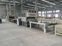 Laminatrice Vario Press 4*5 pour le travail du bois, à passage positif/négatif, machine complète de pose de feuilles sous vide avec alimentation ininterrompue