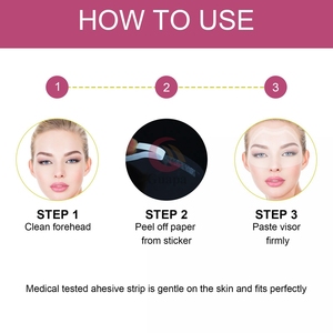 Visière de douche de protection pour sourcils Microblading jetable pour extensions de maquillage permanentes - Product Image 5