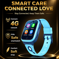 Jam Tangan Pintar Anak 4G Panggilan Video Pelacak GPS Tombol SOS Tahan Air Layar AMOLED Daya Tahan Baterai 3-7 Hari Asisten Suara AI