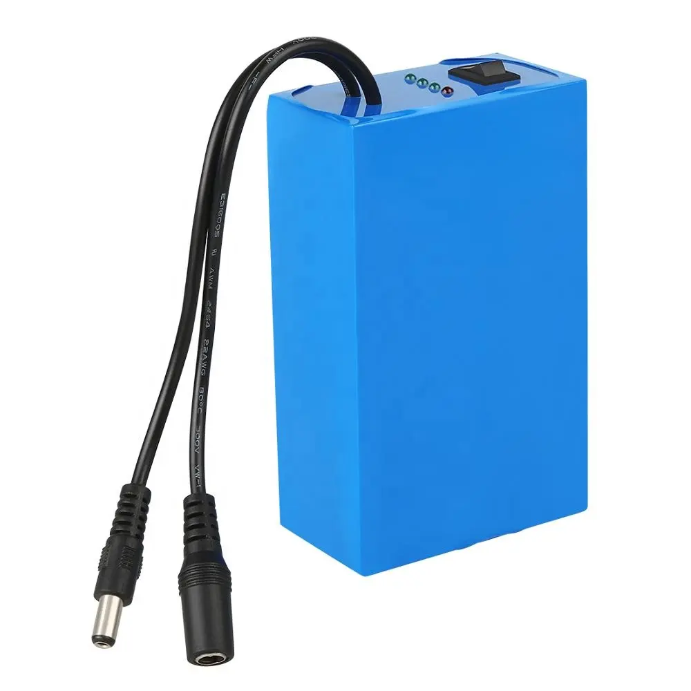 Wholesale Rechargeable Operated Led Lights Battery Charger 18650 Lithium Ion Battery 12V 4000mAh