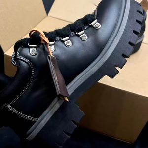 Bottes à cheville classiques et tendance 2026, thermiques, antidérapantes, automne-hiver, unisexe, cuir véritable, imperméables, chaudes, style britannique - Product Image 3