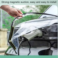 Cubierta Protectora Transparente de Alta Calidad para Puerto de Carga de Vehículos Eléctricos, Impermeable y a Prueba de Polvo, para Autos, SUV y Vehículos Eléctricos