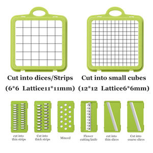 Accesorios de Cocina al por Mayor de Fábrica, Cortador de Alimentos 16 en 1, Picador de Verduras y Cebollas, Rebanador Mandolina, Cortador Multifuncional de Vegetales - Product Image 6