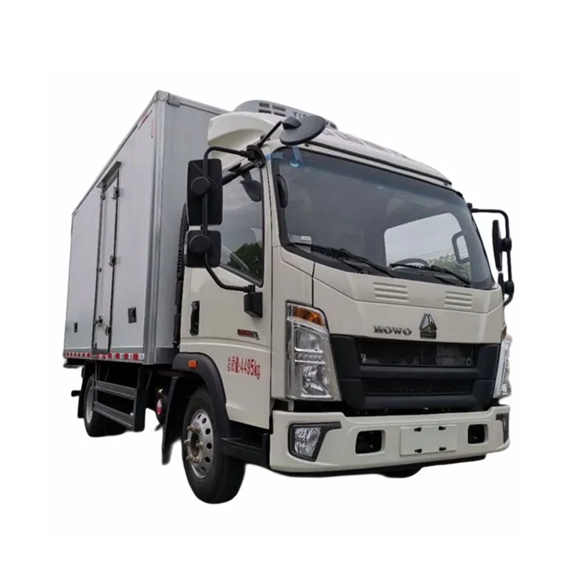 Sử dụng sinotruk HOWO 4x2 xe tải chở hàng 290hp Tay Lái Xe tải Trung Quốc