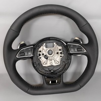Volant en cuir noir personnalisé pour Audi TT A6 A6L A7 RS6 S6 C7 A4 A5 S4 B8 B8.5