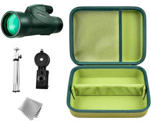 Bolsa de transporte monocular de EVA personalizada, estuche para telescopio de un solo tubo, estuche rígido para telescopio, estuche protector para telescopio con asa - Product Image 3