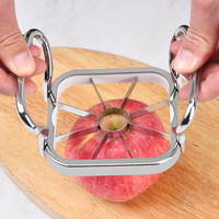 Ustensiles de cuisine multifonctionnels et durables en acier inoxydable, 5 pièces, pour pommes, poires, chips de pommes de terre, coupe-légumes et fruits