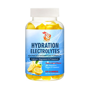 Gomitas de Electrolitos para Hidratación, Suplemento Dietético con Calcio y Magnesio, Apoyo para la Energía Muscular, Suministro del Fabricante - Product Image 1