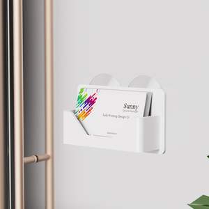 Soporte de acrílico personalizado para postales, caja de almacenamiento de acrílico transparente, vitrina de postales para oficina - Product Image 6