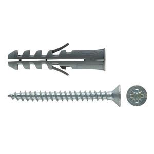 FISCHER - 500272 Tapón de nailon de expansión con collar con tornillo S CV - EAN 8001132002728 ANCLAJES MECANICOS - Product Image 1